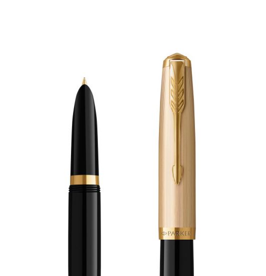 Перьевая ручка Parker 51 Deluxe Black GT 2123511