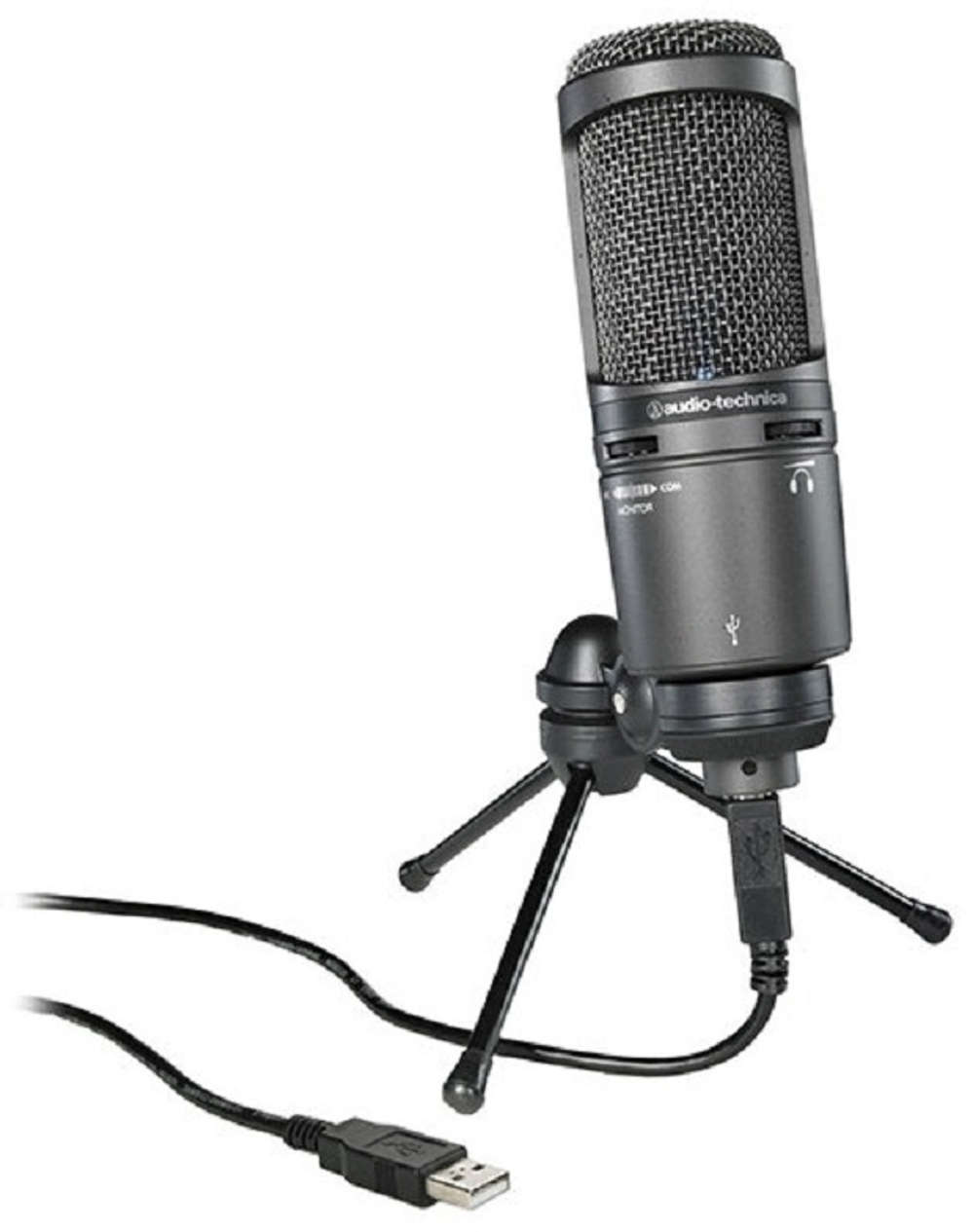 Микрофон Audio-Technica AT2020USB+ черный