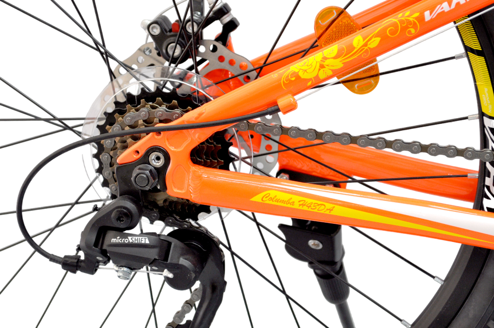 Велосипед 24" VARMA Columba H43DA 7 ск. р. 12,5" оранжевый 