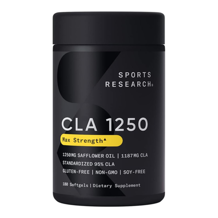 Sports Research, КЛК 95%, CLA 95% 1250mg, 180 капсул