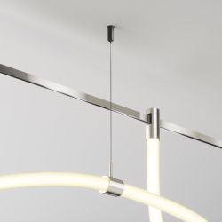 Потолочный коннектор с тросовым подвесом в шинопровод Maytoni Flarity   TRA154CSW-1PT