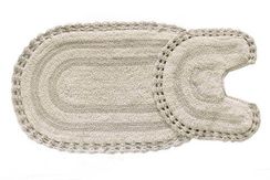 OLIVIA (беж) Набор ков. для ванной комнаты 60х100 и 50х50см