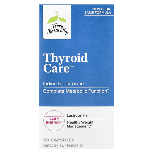 Terry Naturally, Thyroid Care ™, 60 капсул