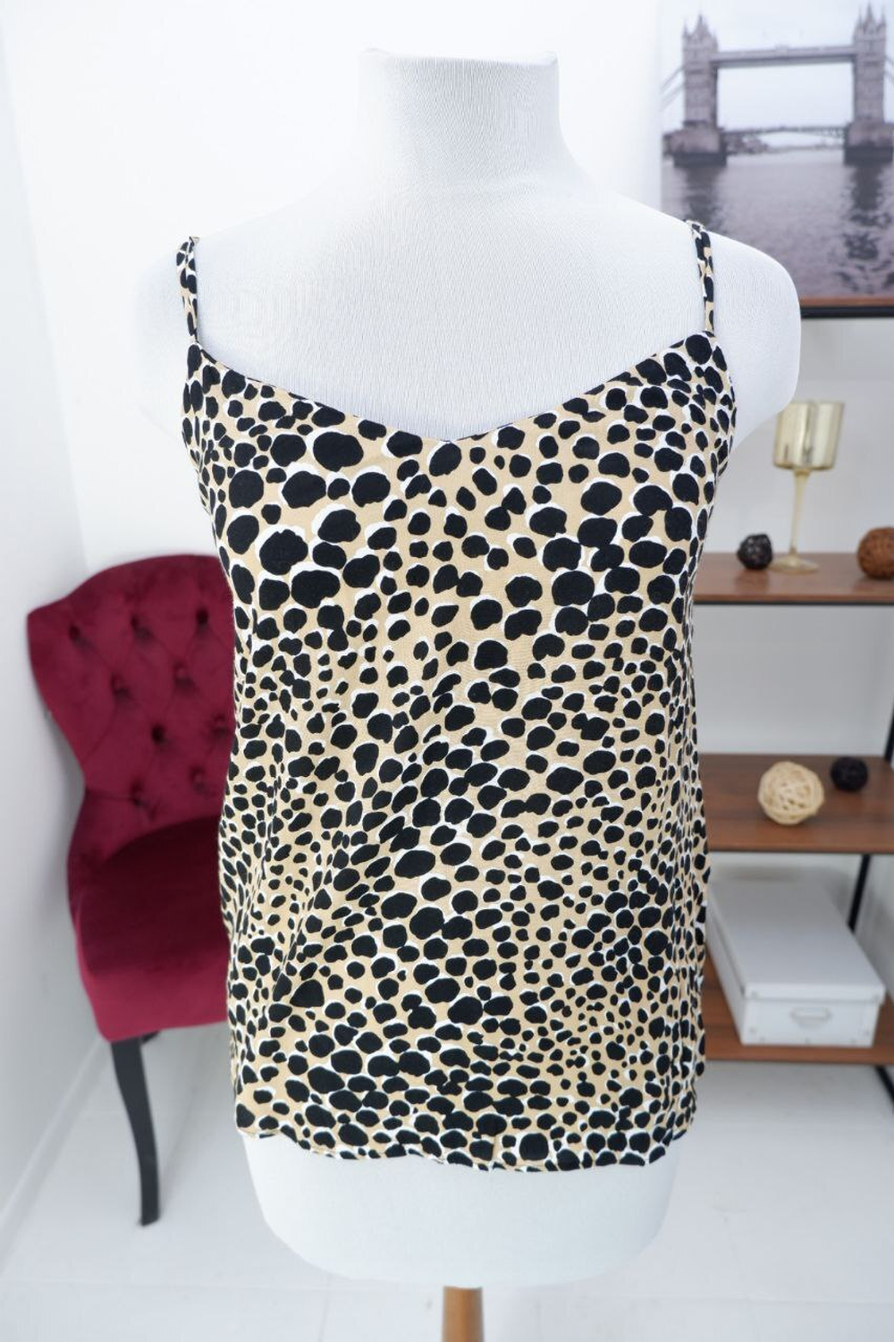 Топ Warehouse из вискозы красивый 40 размер