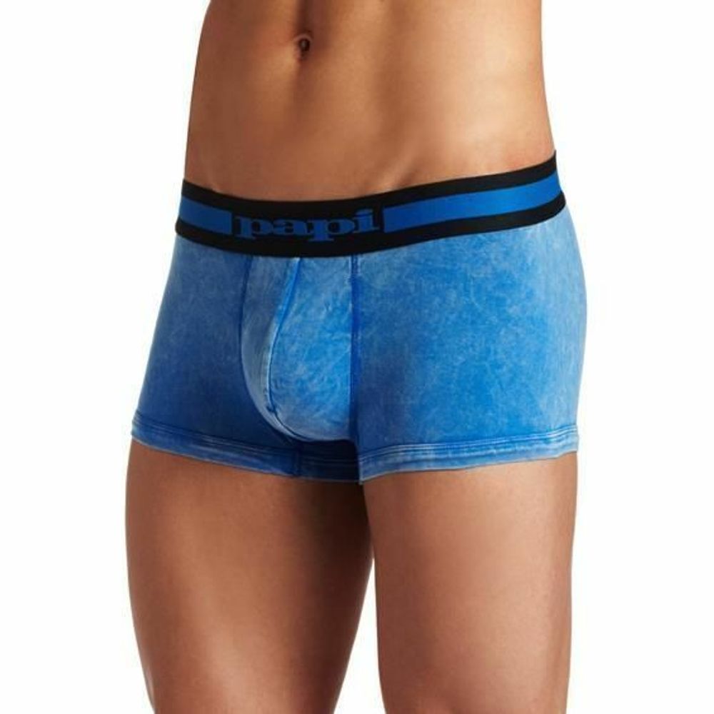 Мужские трусы боксеры синие PAPI