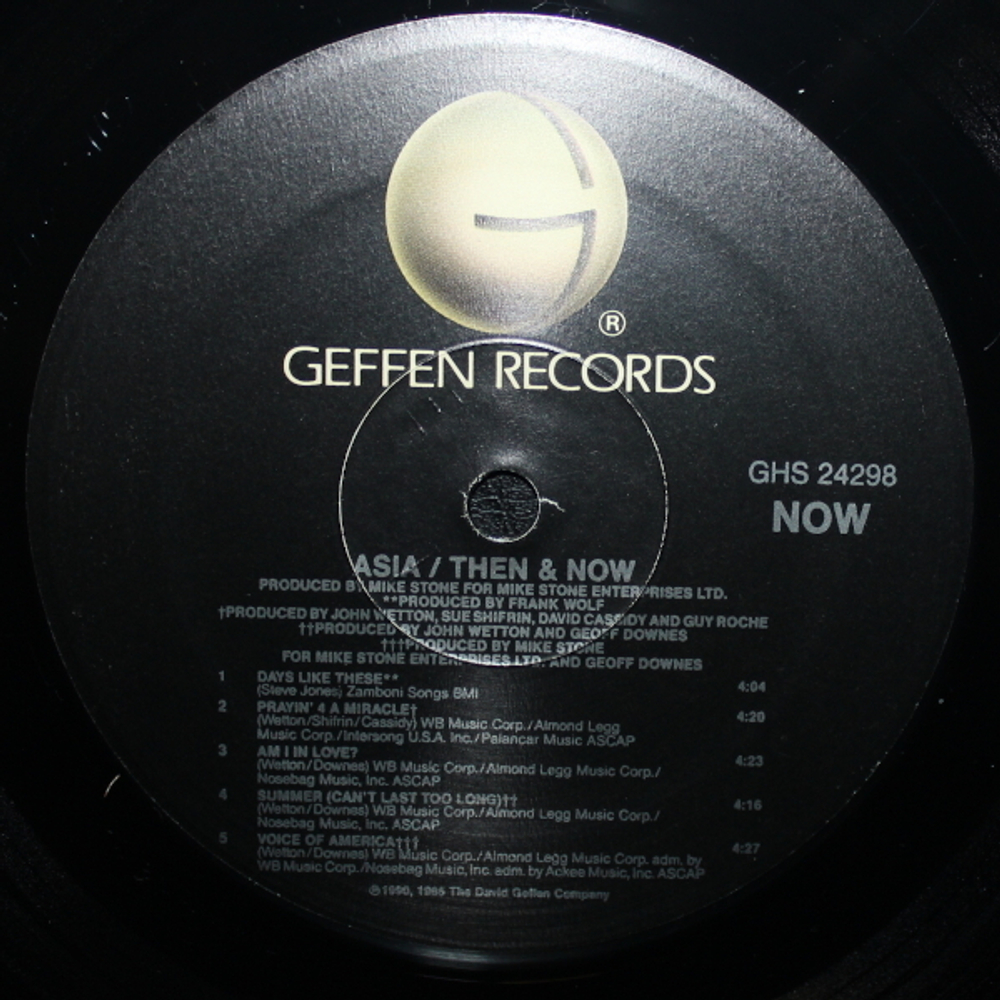 Asia / Then & Now (LP)