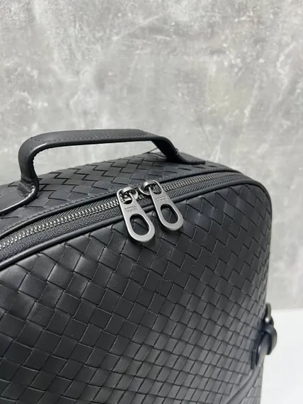 Рюкзак Bottega Veneta Intrecciato черный