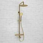 Душевая система WasserKRAFT Sauer A188.208.348.PG Thermo золото