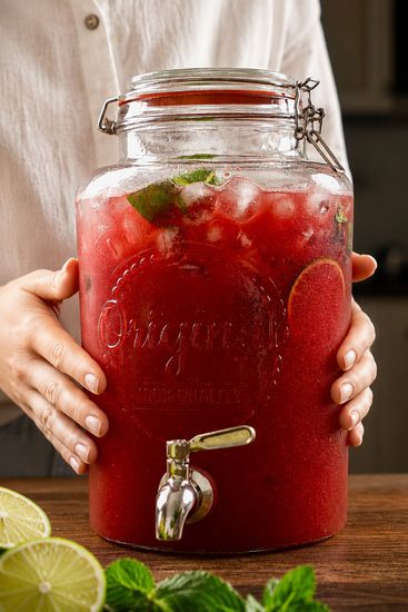 Диспенсер для напитков с подставкой maison jar, 5 л