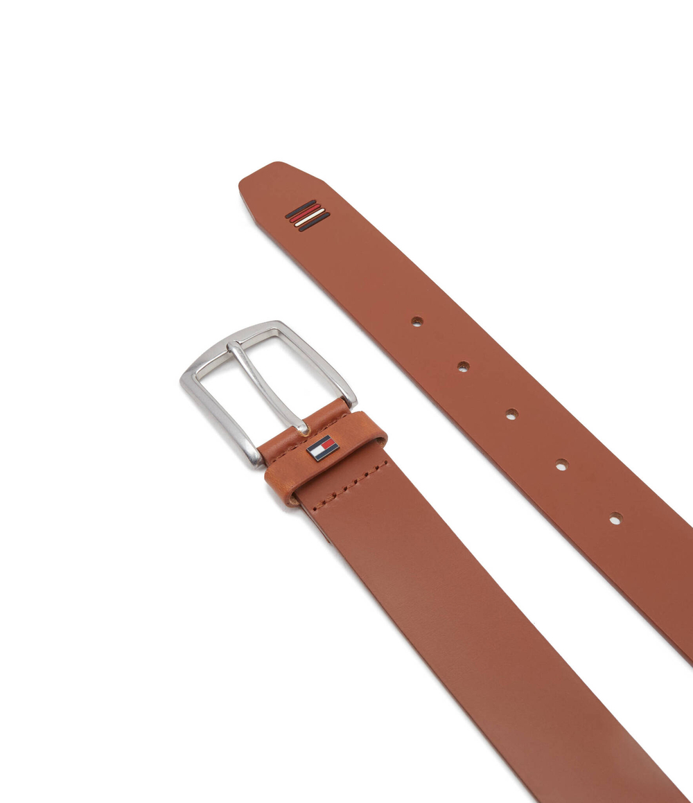 Кожаный ремень DENTON Tommy Hilfiger - коричневый(AM0AM12054)