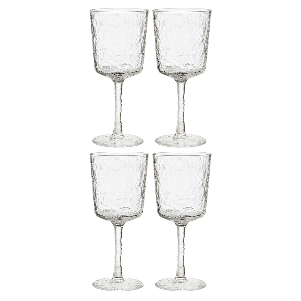 Набор бокалов из акрила arctic для вина, 360 мл, прозрачный, 4 шт.