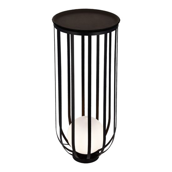 SL6129.405.01 Светильник напольный ST-Luce Черный/Белый E27 1*60W NORDIC