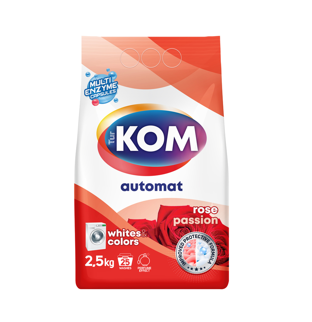 KOM Порошок автомат Роза  2.5кг