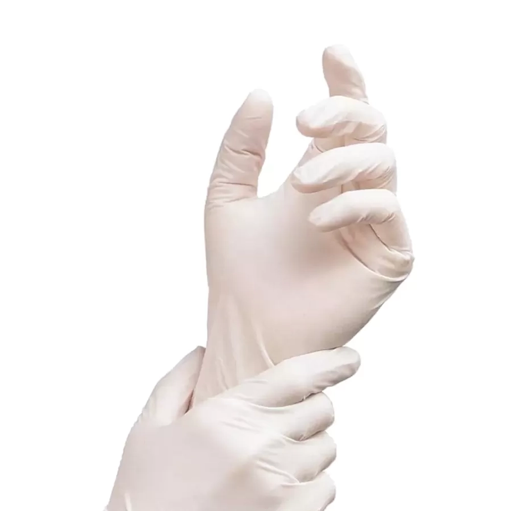 Перчатки латексные смотровые нестерильные неопудренные 240-250 мм РМУ AQL 1 размер S