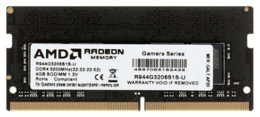 Оперативная память AMD Radeon R9 R944G3206S1S-U 4GB