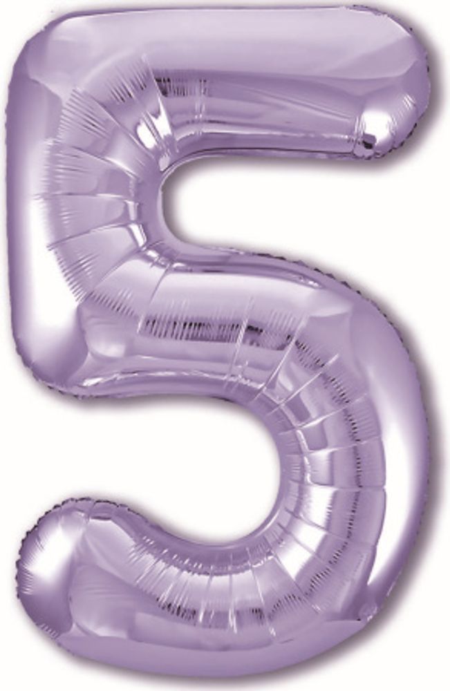 Цифра "5" Сирень