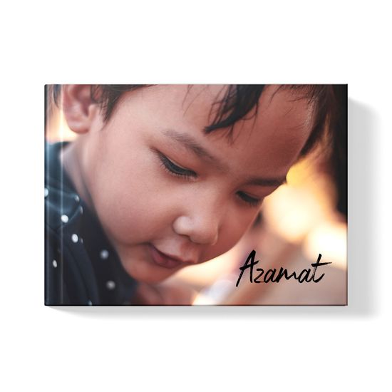 28x20 фотокнига с фото-обложкой