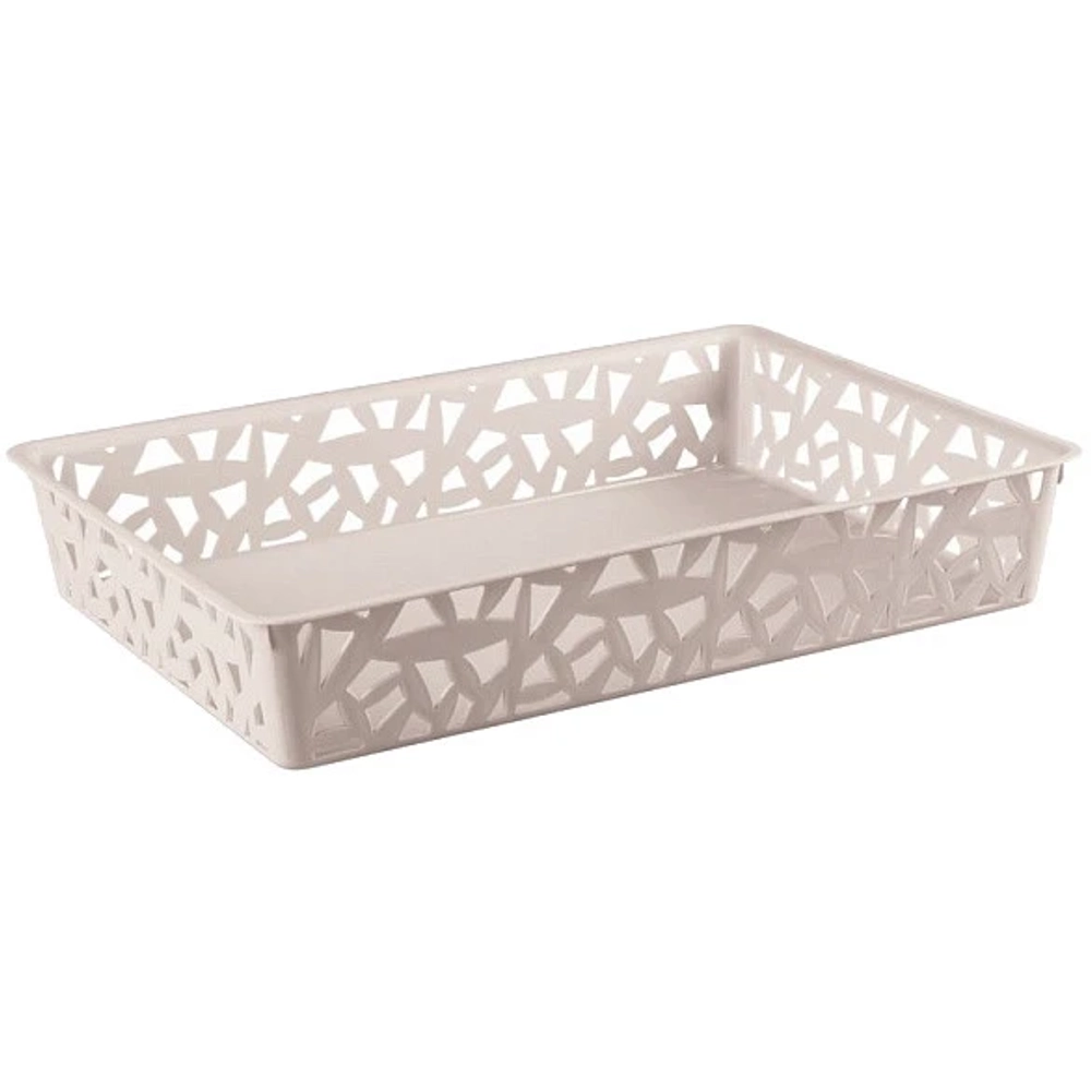 Корзина для хранения универсальная «ЭКСПЕРТХАУС» цвет мик, 34*25.5*6см