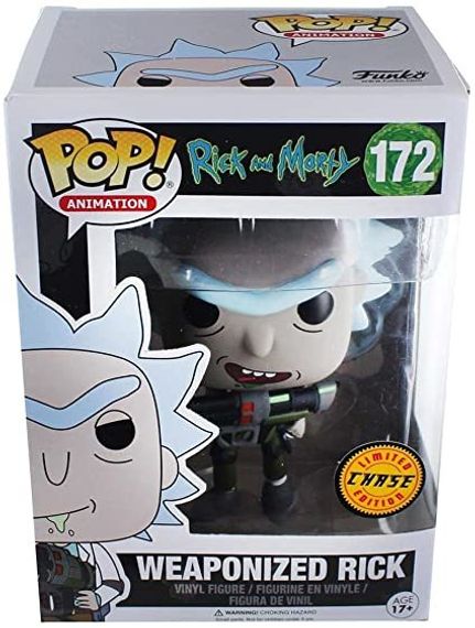 Funko POP Animation Rick and Morty Weaponized Rick (Styles May Vary) Action Figure