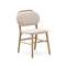 Helda Стул из бежевой синели и массива дуба