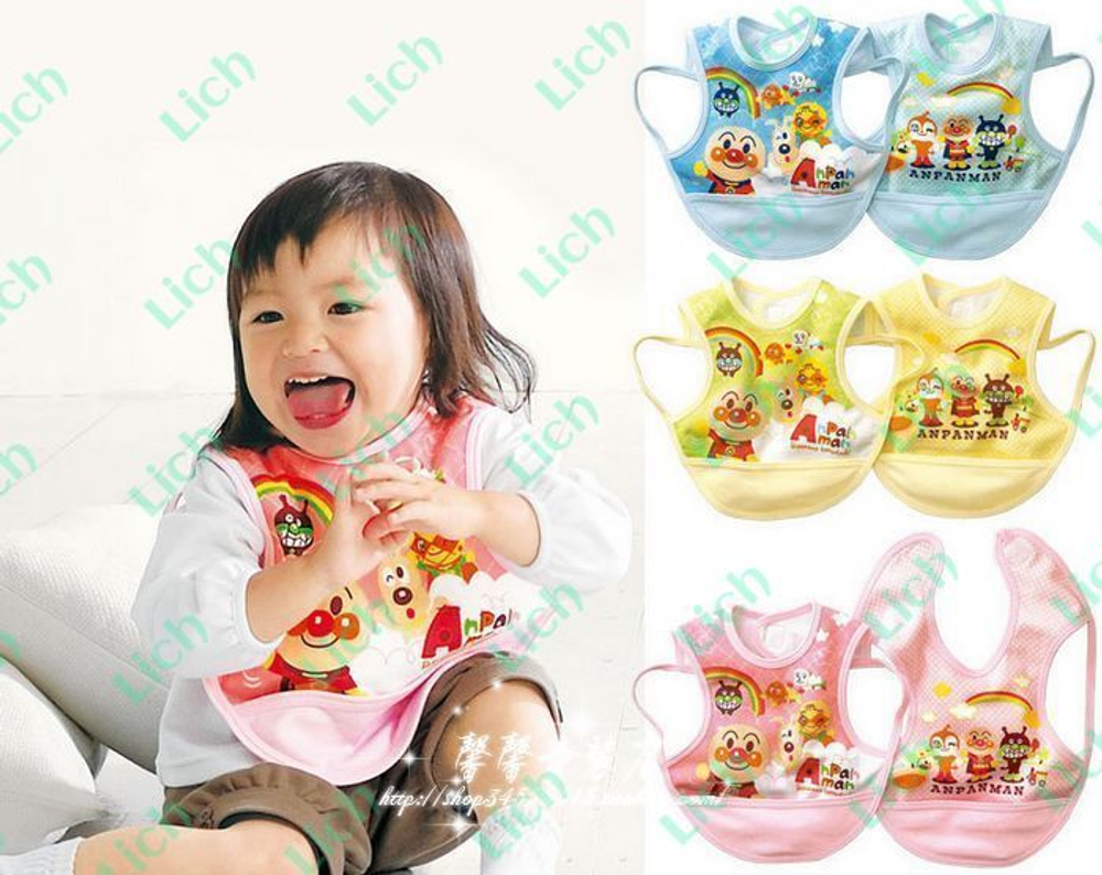 Слюнявчик для кормления детей с принтами