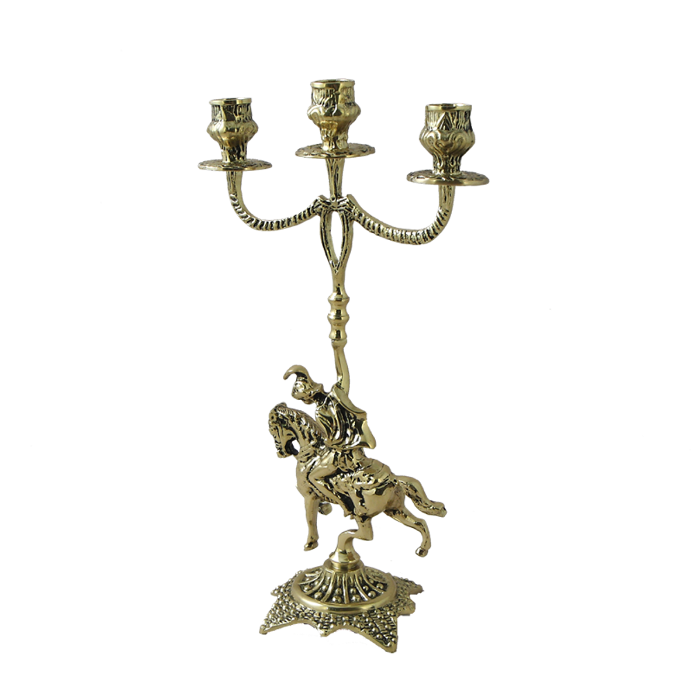 Bello De Bronze Каминные часы с канделябрами "Коша"