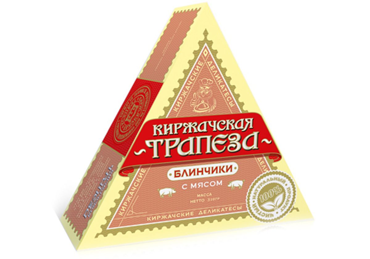 Блинчики с мясом "Киржачская трапеза", 310г