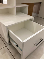 Стол письменный В-1 белый/белый