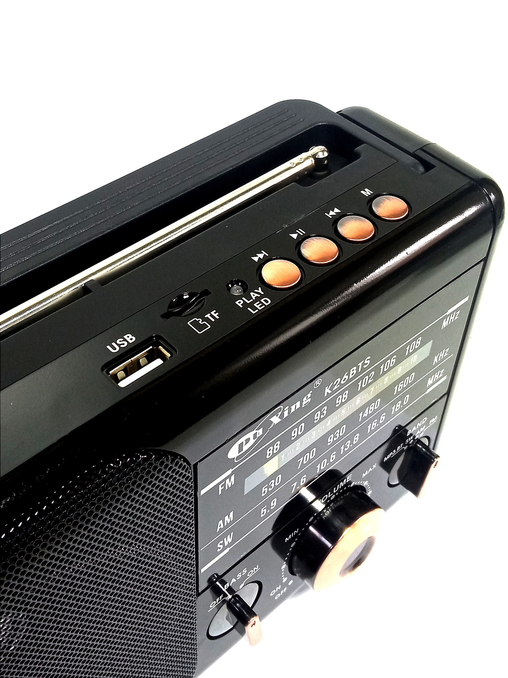 Радиоприемник Pu Xing K26BTS USB+Solar panel
