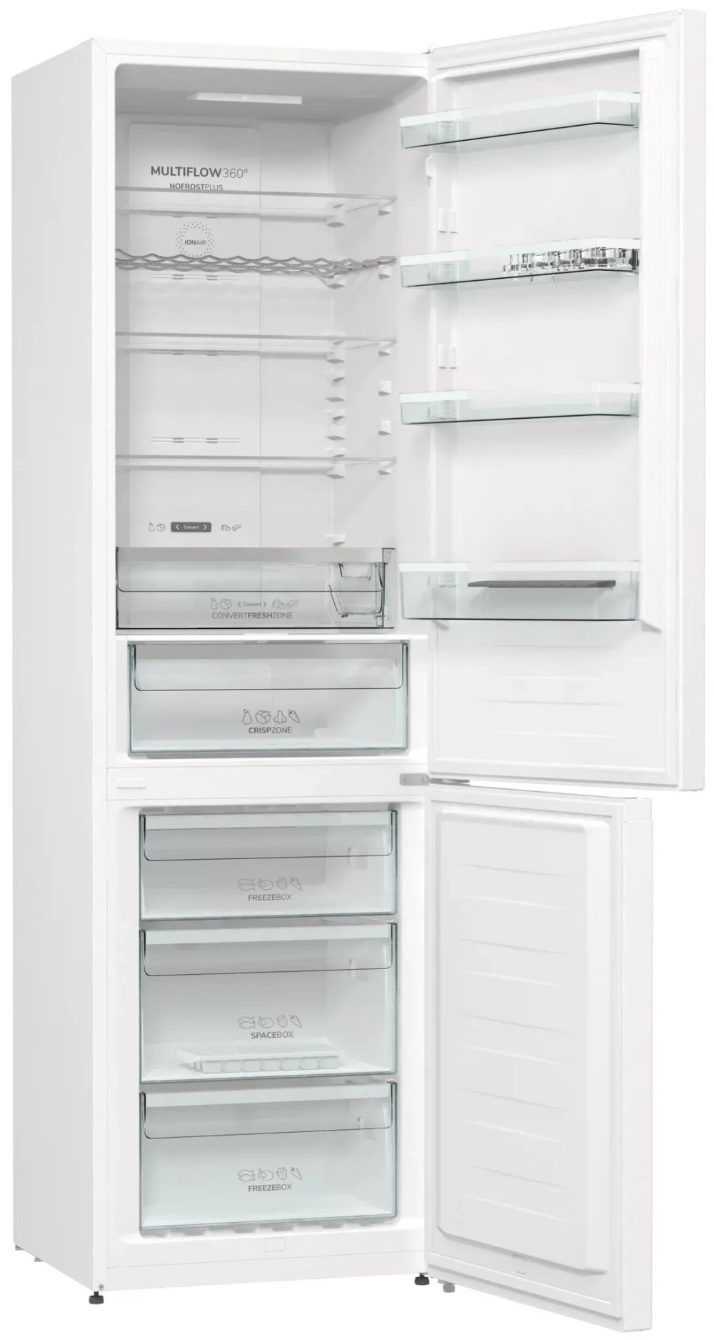 Холодильник с нижней морозильной камерой Gorenje NRK6202AW4 (YLN)