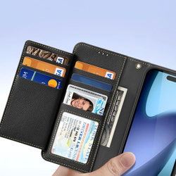 Чехол кошелек с MagSafe из кожи для iPhone Air, серия Lawa от Dux Ducis