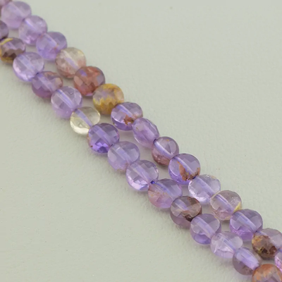 Нитка Аметист 39 см. (Без замка) - Фиолетовая