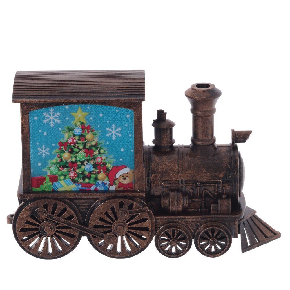 GAEM Изделие декор Паровоз "Гном/Олень/Эльф" (подсвет, AAAх2 н/п) L13 W4,5 H8,5 см, 3в.