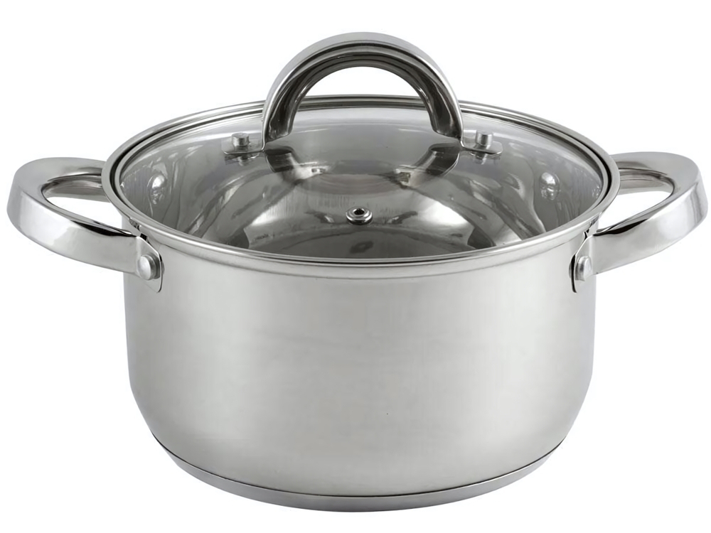 Кастрюля 2,6л нерж капсулированное дно "Mediano"