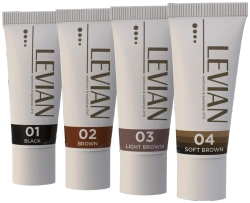 Краска для ресниц и бровей LEVIAN, 15 мл