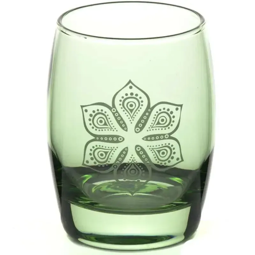 Стакан 350мл «Бохо» (зеленый) (рис.28771) 420064SLBD33
