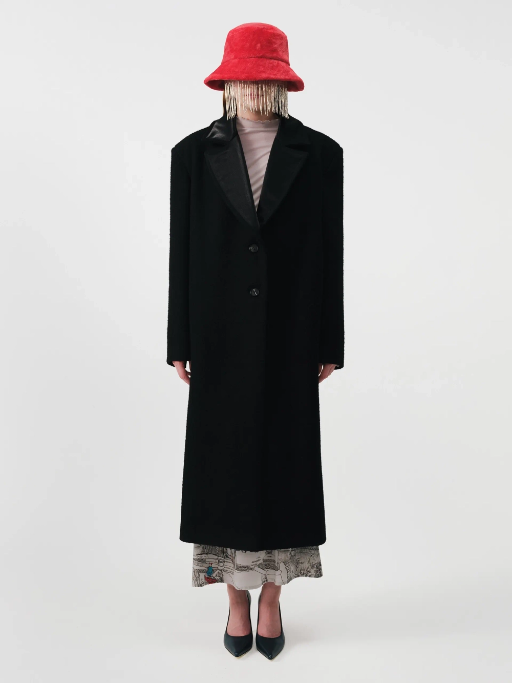 Пальто из шерсти OLA OLA