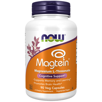 Now Foods Magtein L-Threonate 90 veg capsules, Магний L-Треонат