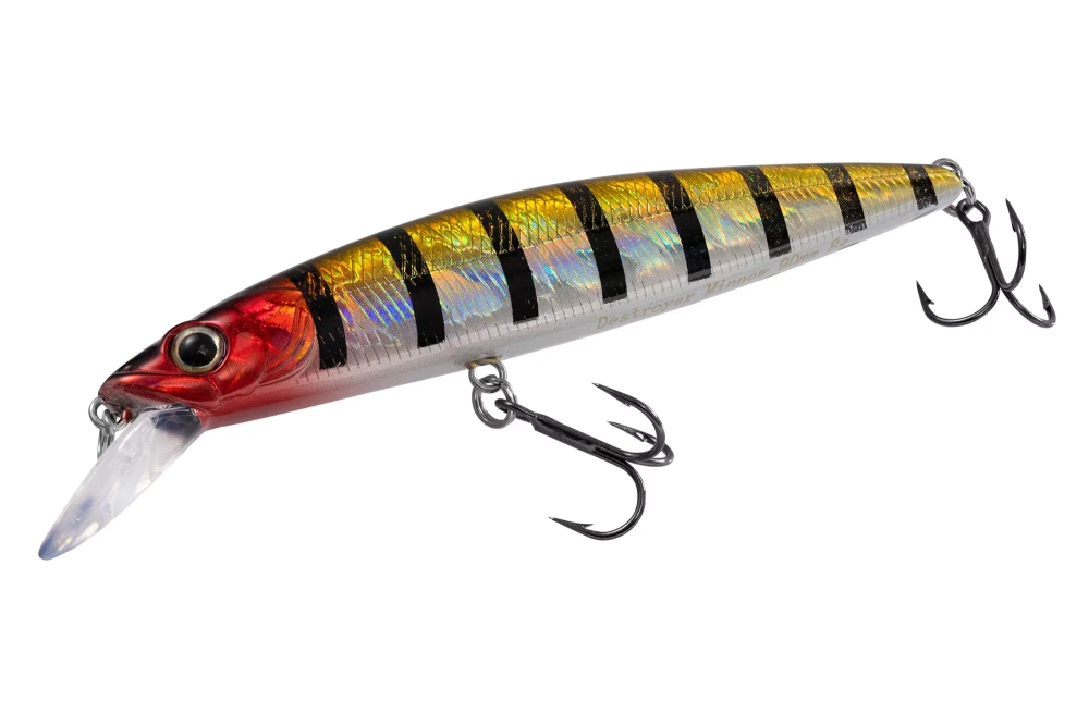 Воблер KYODA Destroyer Minnow-90SP, длина 9,0 см, вес 9.0 гр, цвет P1280, заглубление 0,8-1.3 м.