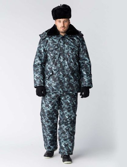 Костюм зимний "Охранник" брюки (КМФ город)