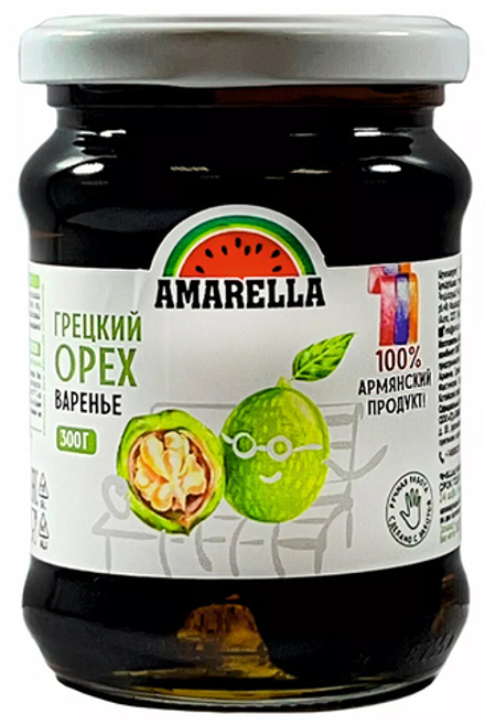Варенье из грецких орехов Amarella 300г