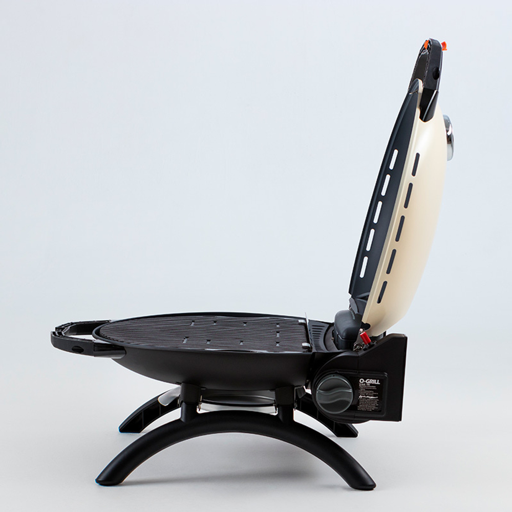 Гриль газовый O-GRILL 700T bicolor черный-кремовый (в комплекте адаптер тип А)