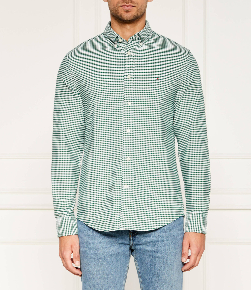 Рубашка Tommy Hilfiger - зеленый(MW0MW36395)