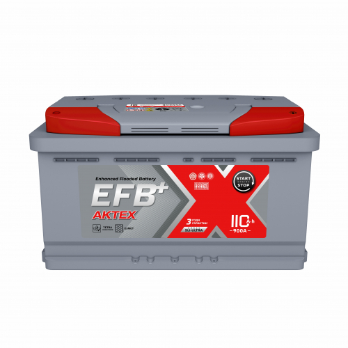 Аккумулятор 6СТ-110 А.ч., о.п., R+, АкТех EFB