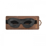 Открытая маска из натуральной кожи, овальная