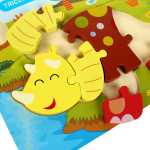 Развивающая игрушка деревянная Пазл большой, C-41874