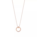 Подвеска из розового золота 18k с бриллиантами, Tiffany 💠 T collection - Единственная в наличии
