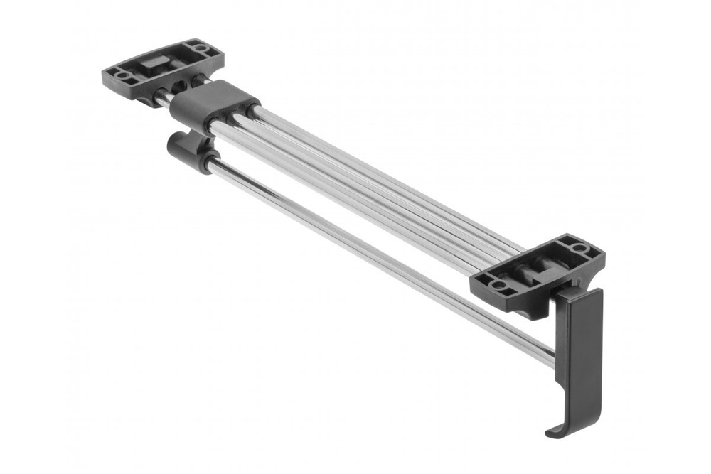 Вешалка выдвижная GTV L-350мм, верхний монтаж, крепление пластик, хром