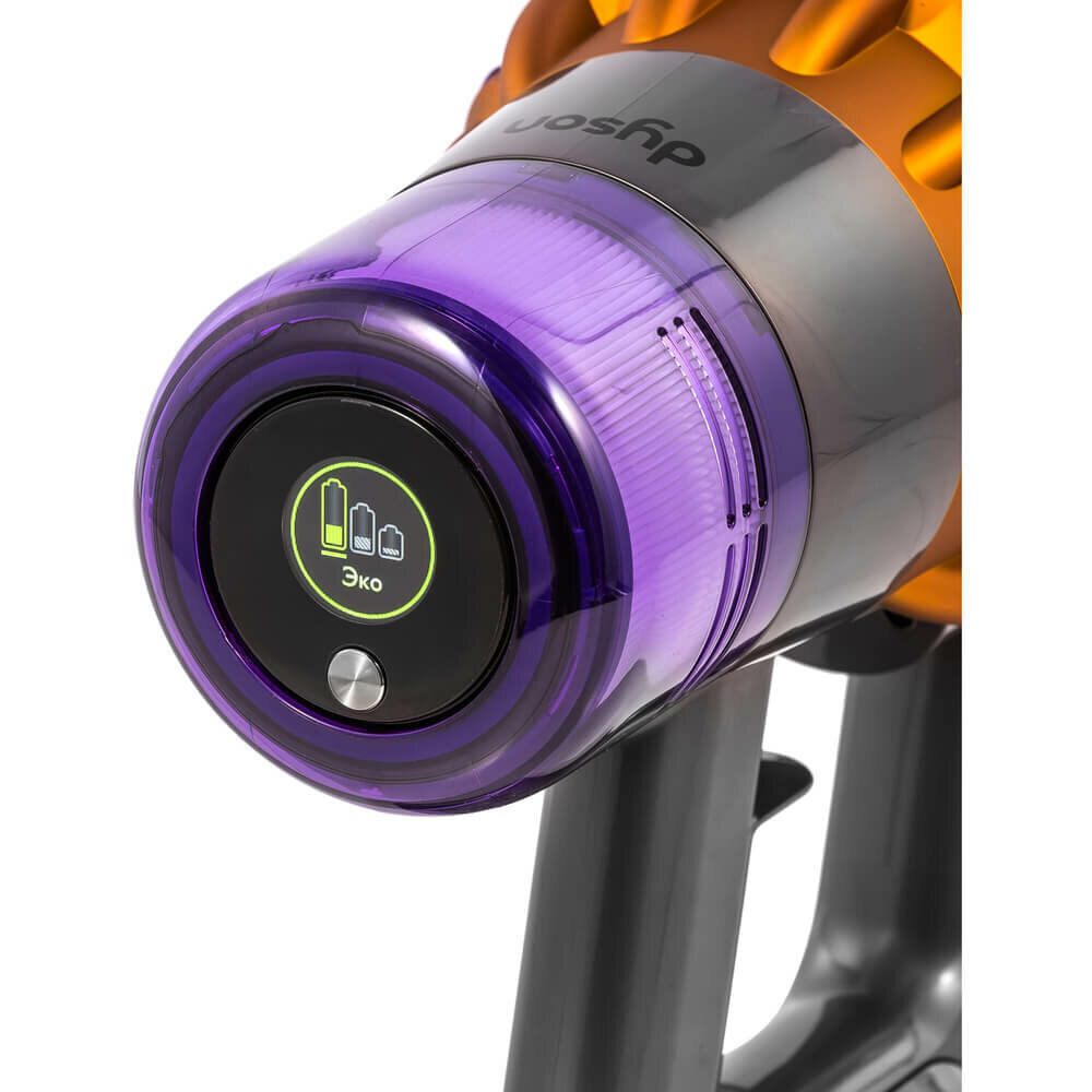 Вертикальный пылесос Dyson V15 Detect absolute SV47, yellow/nickel