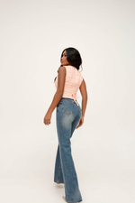 Джинсы прямые классические, синий